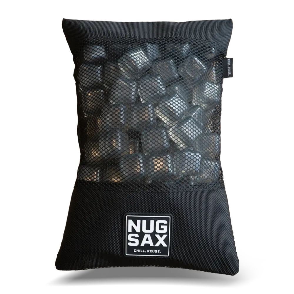 NUGSAX 1 Pack Reusable Bagged Ice Cubes