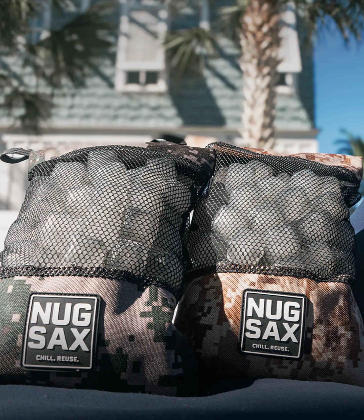 The Camo Duo - (2 pack) Reusable Ice Cubes and Bag