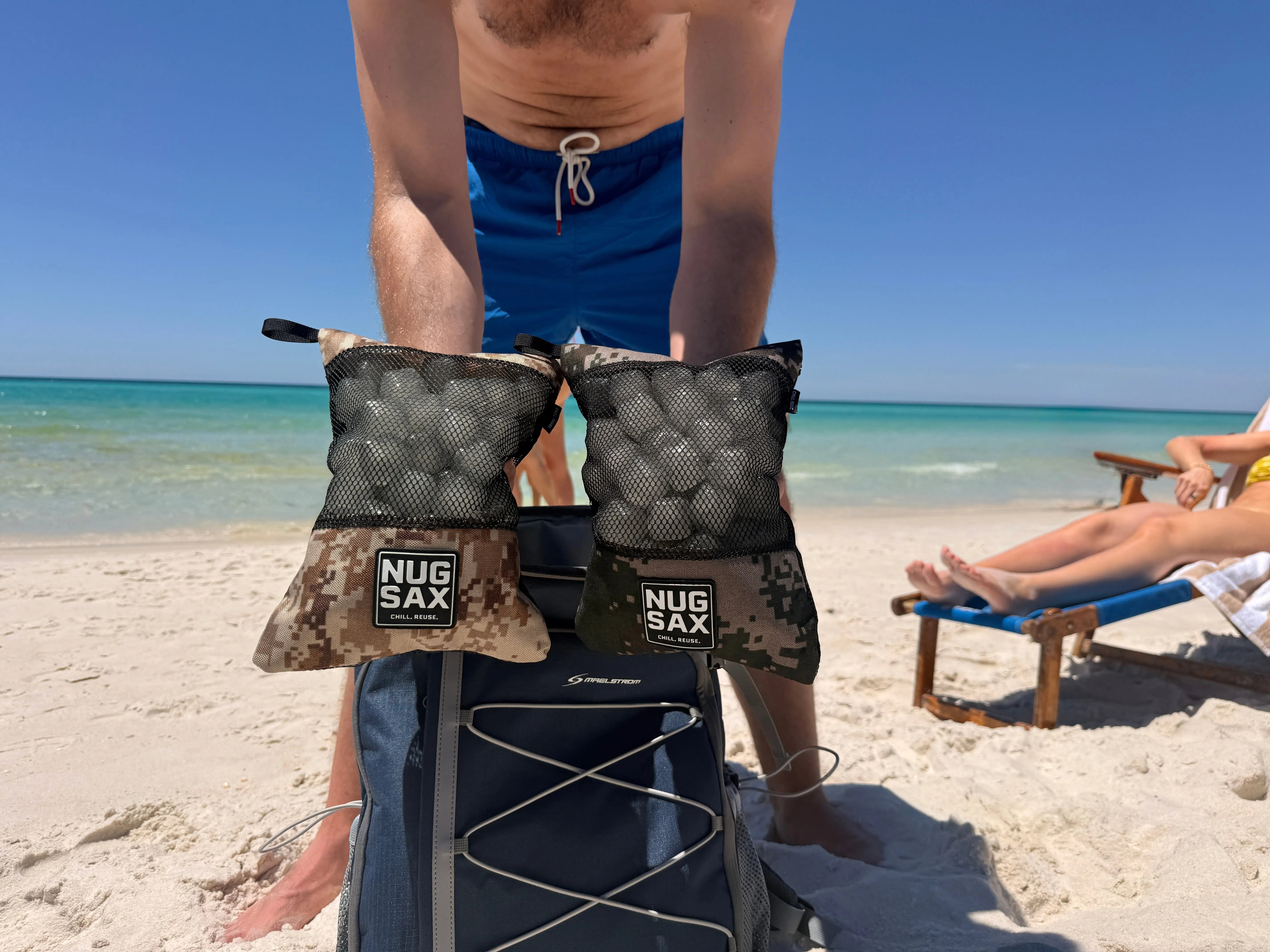 The Camo Duo - (2 pack) Reusable Ice Cubes and Bag