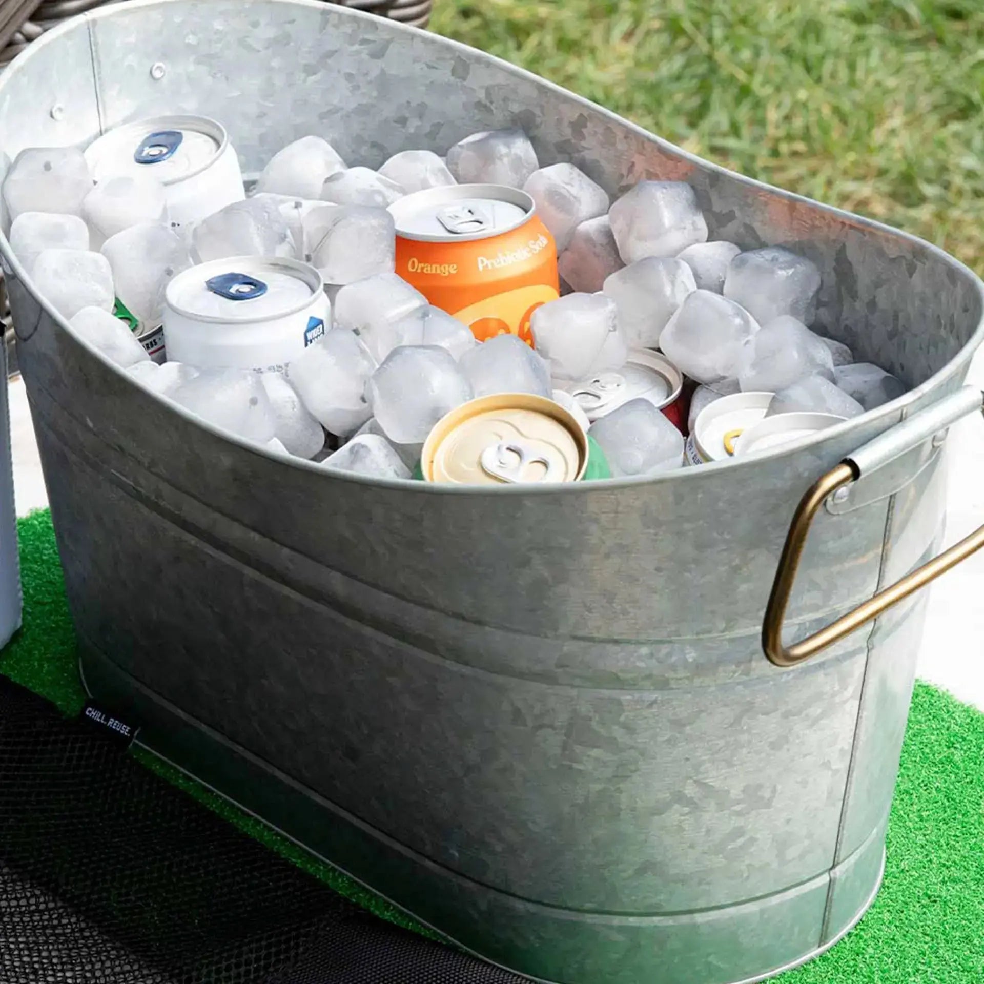 The Single - (1 Pack) Reusable Ice Cubes and Bag NUGSAX