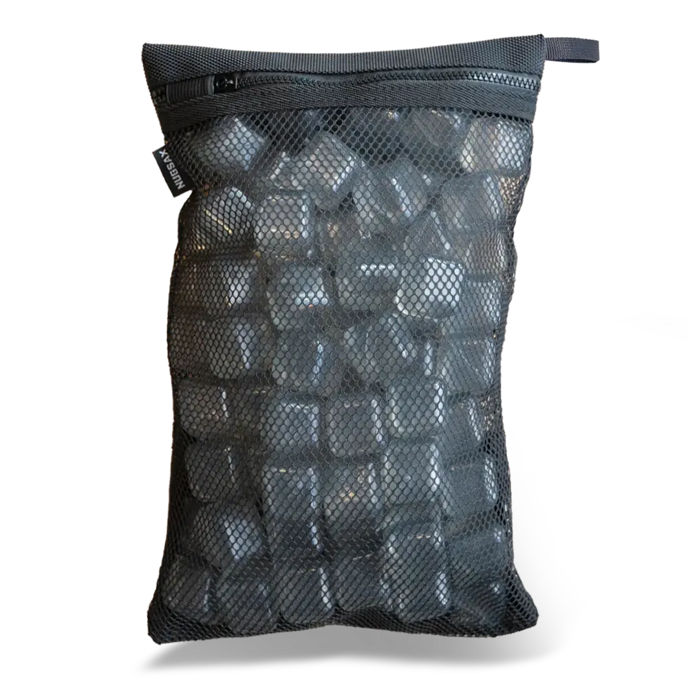The Single - (1 Pack) Reusable Ice Cubes and Bag NUGSAX