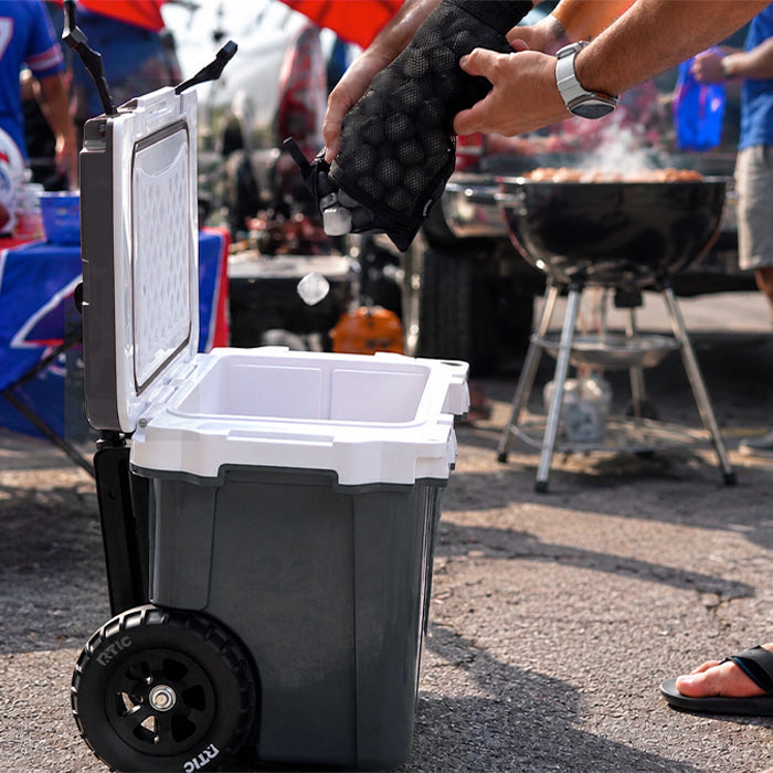 NUGSAX reusable ice at a football tailgate