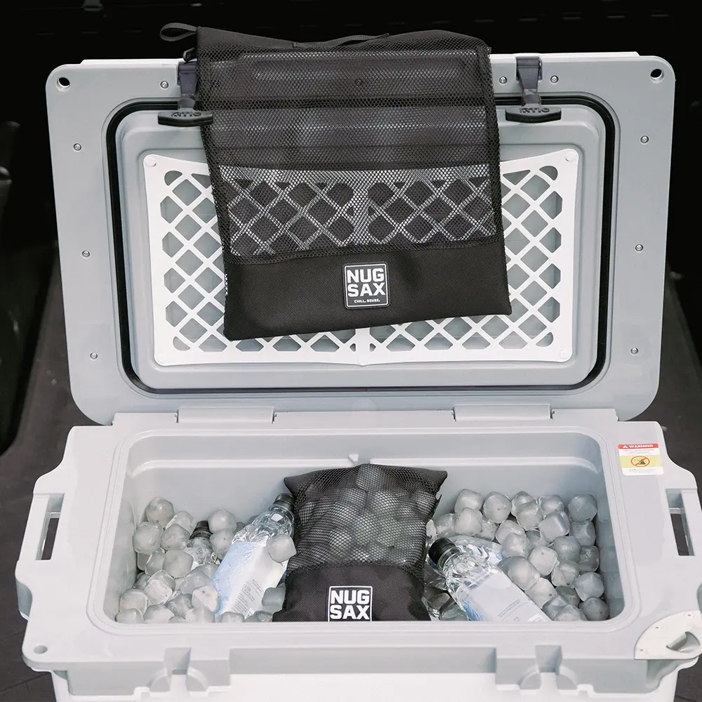 NUGSAX reusable ice cubes and mesh bag