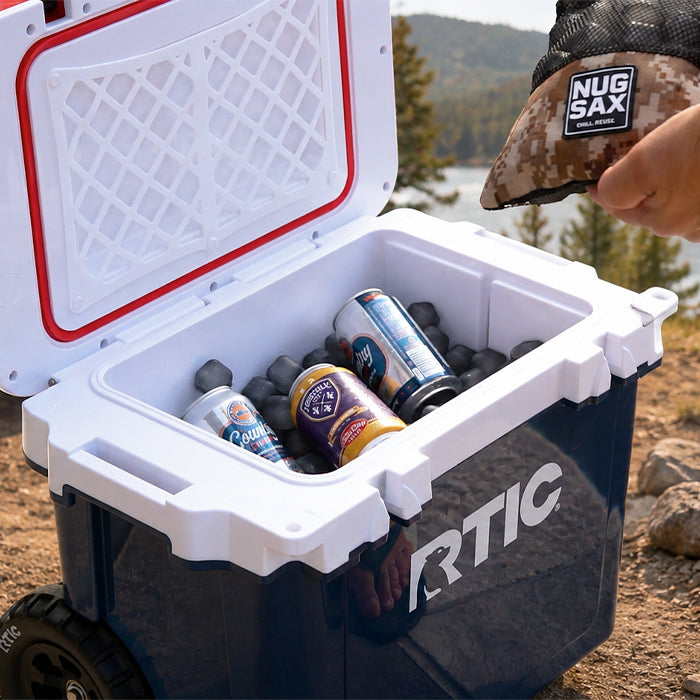 NUGSAX reusable ice packed for camping and road trips