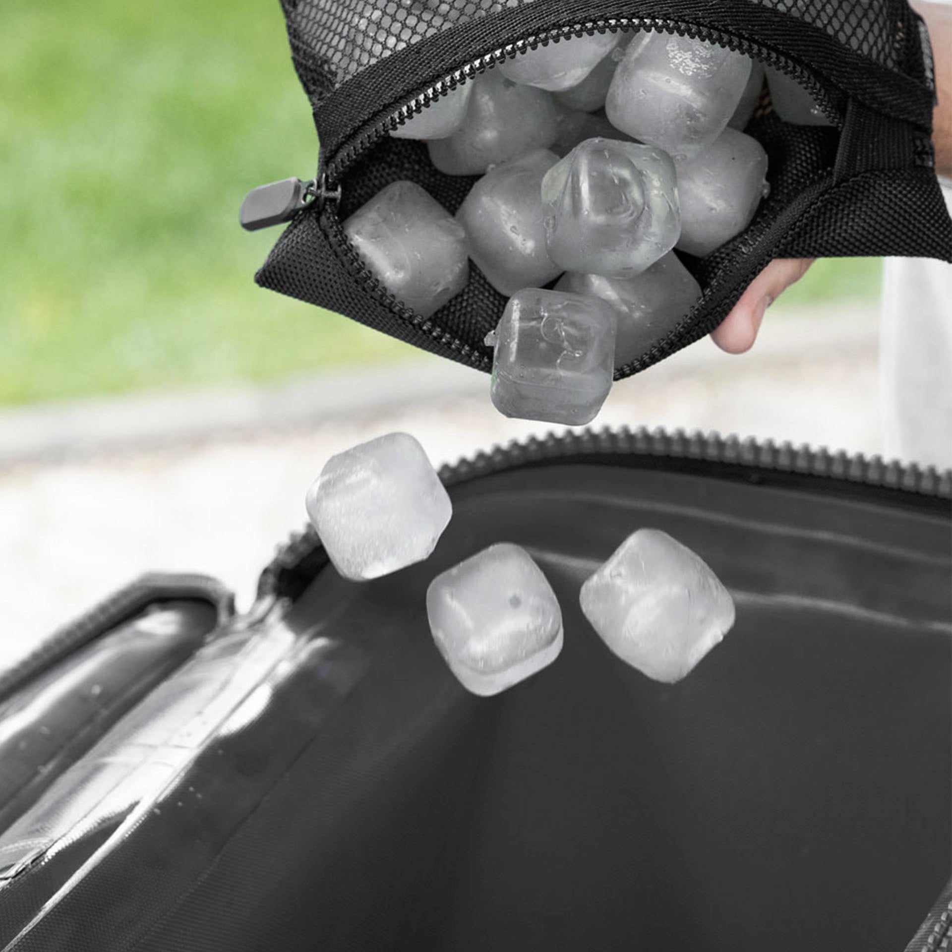 The Foursome - (4 pack) Reusable Ice Cubes and Bag